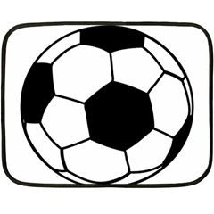 Soccer Lovers Gift Double Sided Fleece Blanket (mini)  by ChezDeesTees