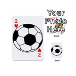 Soccer Lovers Gift Playing Cards 54 Designs (Mini) Front - Heart2