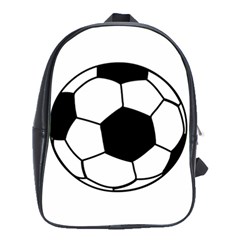 Soccer Lovers Gift School Bag (large) by ChezDeesTees