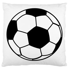 Soccer Lovers Gift Large Cushion Case (two Sides) by ChezDeesTees