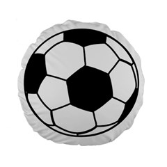 Soccer Lovers Gift Standard 15  Premium Round Cushions by ChezDeesTees