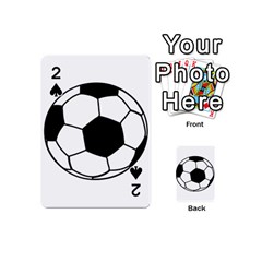 Soccer Lovers Gift Playing Cards 54 Designs (mini) by ChezDeesTees