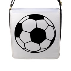 Soccer Lovers Gift Flap Closure Messenger Bag (l) by ChezDeesTees