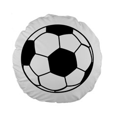 Soccer Lovers Gift Standard 15  Premium Flano Round Cushions by ChezDeesTees