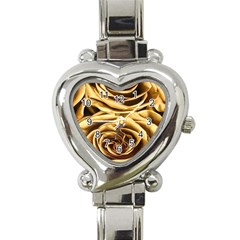 Gold Roses Heart Italian Charm Watch by Sparkle