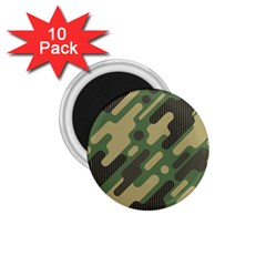 Camouflage-pattern-background 1 75  Magnets (10 Pack)  by Vaneshart