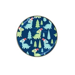 Cute-dinosaurs-animal-seamless-pattern-doodle-dino-winter-theme Hat Clip Ball Marker (10 Pack) by Vaneshart