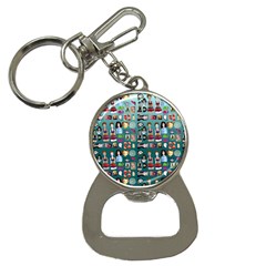 Kawaiicollagepattern2 Bottle Opener Key Chain by snowwhitegirl