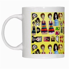 Kawaiicollagepattern3 White Mugs by snowwhitegirl