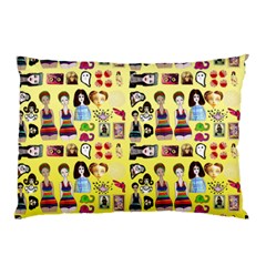 Kawaiicollagepattern3 Pillow Case by snowwhitegirl