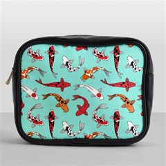 Pattern With Koi Fishes Mini Toiletries Bag (one Side) by BangZart