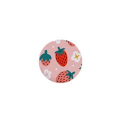 Strawberry Seamless Pattern 1  Mini Buttons by BangZart