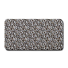 Leopard Spots Pattern, Geometric Dots, Animal Fur Print Medium Bar Mats by Casemiro