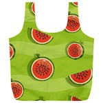 Seamless background with watermelon slices Full Print Recycle Bag (XXL) Back