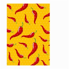 Chili Vegetable Pattern Background Small Garden Flag (two Sides) by BangZart