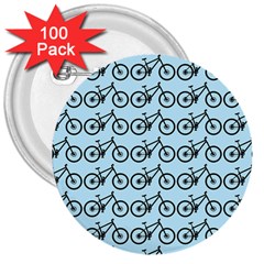 Mountain Bike - Mtb - Hardtail And Dirt Jump 3  Buttons (100 Pack)  by DinzDas