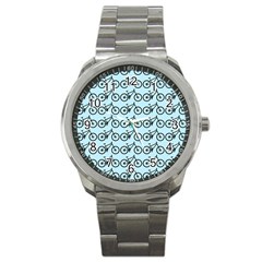 Mountain Bike - Mtb - Hardtail And Dirt Jump Sport Metal Watch by DinzDas