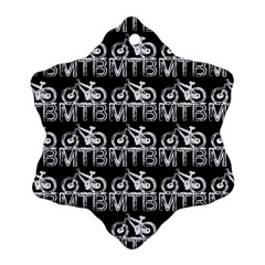 Mountain Bike - Mtb - Hardtail And Dirt Jump 2 Ornament (snowflake) by DinzDas