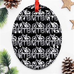 Mountain Bike - Mtb - Hardtail And Dirt Jump 2 Ornament (oval Filigree) by DinzDas