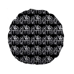 Mountain Bike - Mtb - Hardtail And Dirt Jump 2 Standard 15  Premium Flano Round Cushions by DinzDas