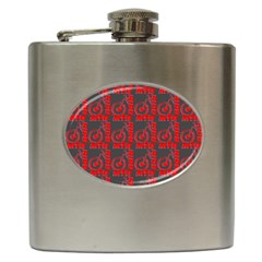 015 Mountain Bike - Mtb - Hardtail And Downhill Hip Flask (6 Oz) by DinzDas