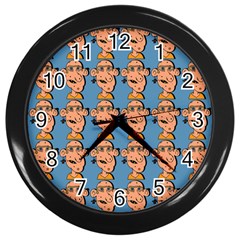 Village Dude - Hillbilly And Redneck - Trailer Park Boys Wall Clock (black) by DinzDas