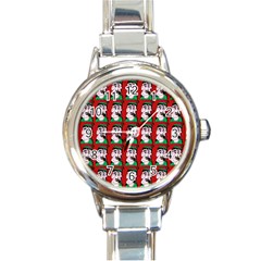 Village Dude - Hillbilly And Redneck - Trailer Park Boys Round Italian Charm Watch by DinzDas