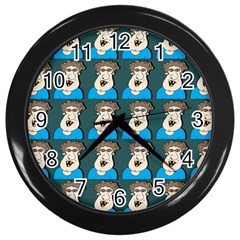 Village Dude - Hillbilly And Redneck - Trailer Park Boys Wall Clock (black) by DinzDas