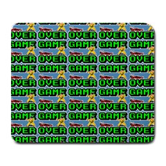 Game Over Karate And Gaming - Pixel Martial Arts Large Mousepads by DinzDas