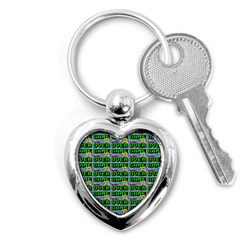 Game Over Karate And Gaming - Pixel Martial Arts Key Chain (heart) by DinzDas