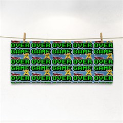 Game Over Karate And Gaming - Pixel Martial Arts Hand Towel by DinzDas