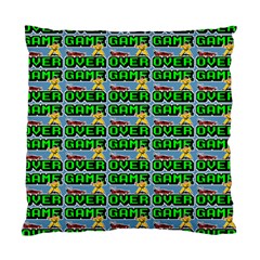 Game Over Karate And Gaming - Pixel Martial Arts Standard Cushion Case (one Side) by DinzDas