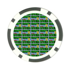 Game Over Karate And Gaming - Pixel Martial Arts Poker Chip Card Guard (10 Pack) by DinzDas