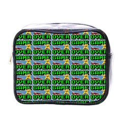 Game Over Karate And Gaming - Pixel Martial Arts Mini Toiletries Bag (one Side) by DinzDas