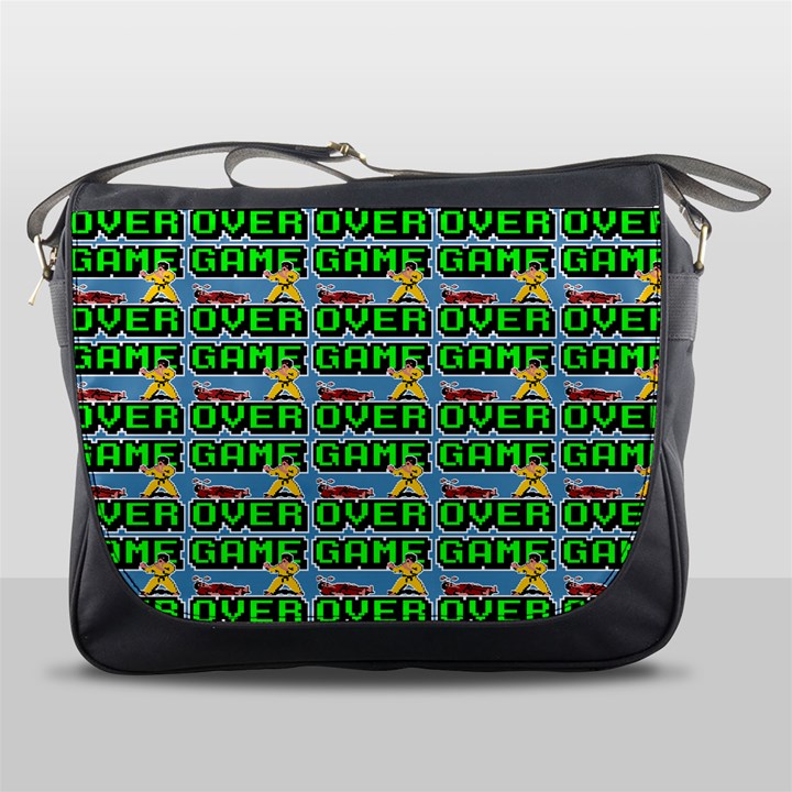 Game Over Karate And Gaming - Pixel Martial Arts Messenger Bag