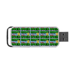 Game Over Karate And Gaming - Pixel Martial Arts Portable Usb Flash (two Sides) by DinzDas