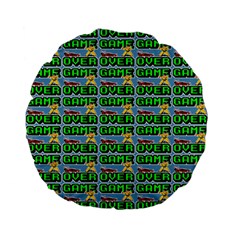 Game Over Karate And Gaming - Pixel Martial Arts Standard 15  Premium Flano Round Cushions by DinzDas