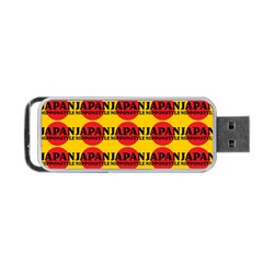 Japan Nippon Style - Japan Sun Portable Usb Flash (one Side) by DinzDas