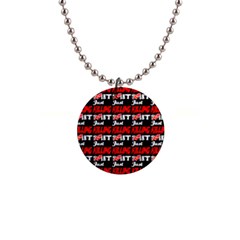 Just Killing It - Silly Toilet Stool Rocket Man 1  Button Necklace by DinzDas