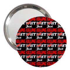 Just Killing It - Silly Toilet Stool Rocket Man 3  Handbag Mirrors by DinzDas