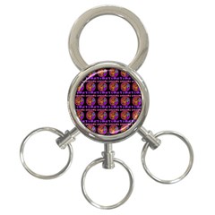 Inka Cultur Animal - Animals And Occult Religion 3-ring Key Chain by DinzDas