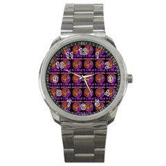 Inka Cultur Animal - Animals And Occult Religion Sport Metal Watch by DinzDas