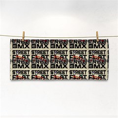 Bmx And Street Style - Urban Cycling Culture Hand Towel by DinzDas