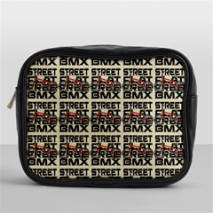 Bmx And Street Style - Urban Cycling Culture Mini Toiletries Bag (one Side) by DinzDas