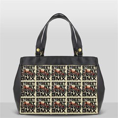 Bmx And Street Style - Urban Cycling Culture Oversize Office Handbag (2 Sides) by DinzDas