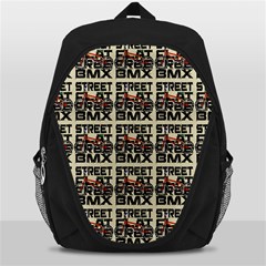 Bmx And Street Style - Urban Cycling Culture Backpack Bag by DinzDas