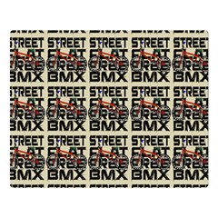 Bmx And Street Style - Urban Cycling Culture Double Sided Flano Blanket (large)  by DinzDas