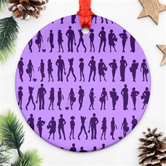 Normal People And Business People - Citizens Ornament (round) by DinzDas