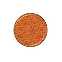 Animal Skin - Lion And Orange Skinnes Animals - Savannah And Africa Hat Clip Ball Marker (4 Pack) by DinzDas