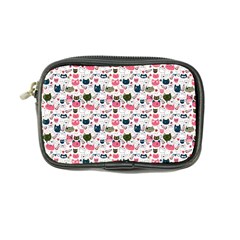 Adorable Seamless Cat Head Pattern01 Coin Purse by TastefulDesigns